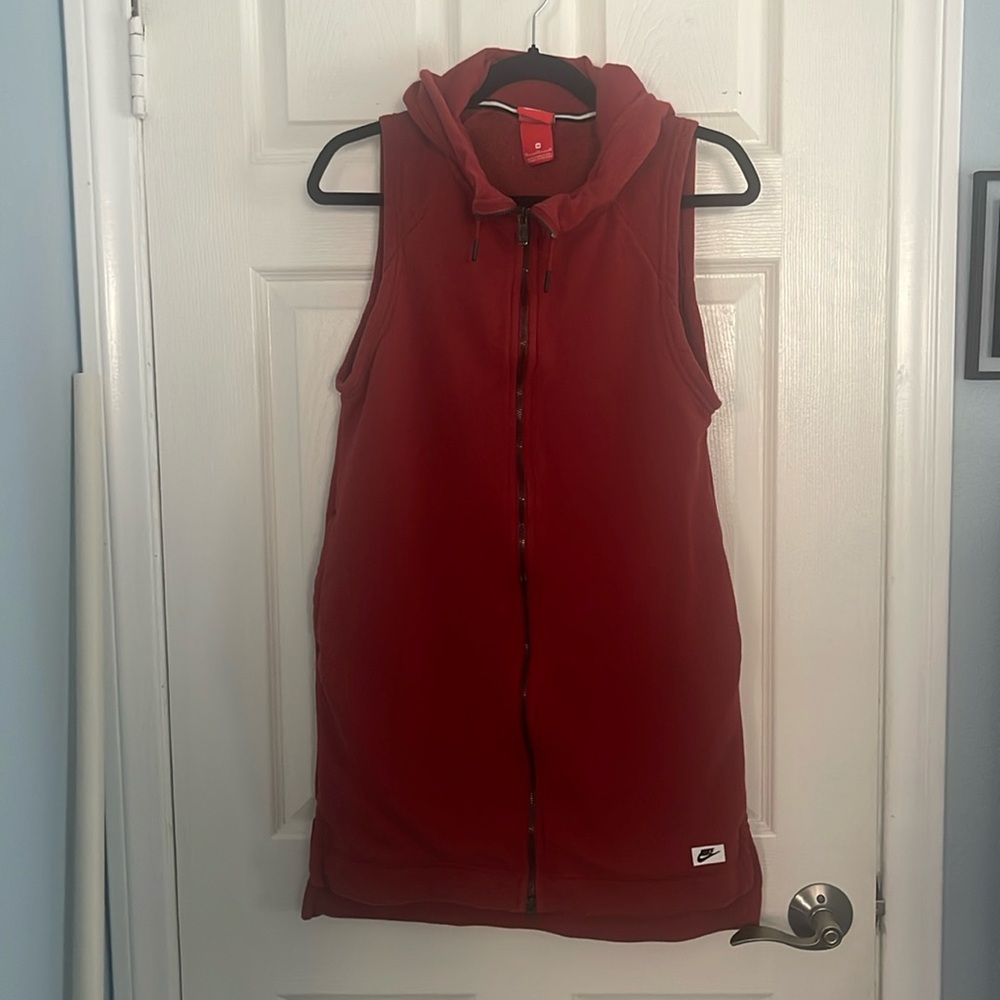 Nike sportswear zip up vest